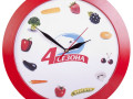 Часы настенные Vivid Large, красные