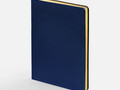 Ежедневник Nebraska Flex, недатированный, синий с золотистым