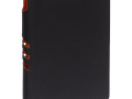 Ежедневник Flexpen Black, недатированный, черный со светло-оранжевым