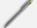 Ручка шариковая Prodir DS1 TMM Dot, серая с ярко-зеленым