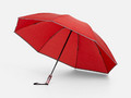 Зонт наоборот складной Futurum со светоотражающим кантом, красный