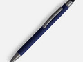 Ручка шариковая Atento Soft Touch со стилусом, темно-синяя