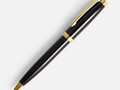 Ручка шариковая Letra Gold, глянцевая, черная