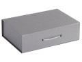 Коробка Case, подарочная, серебристая