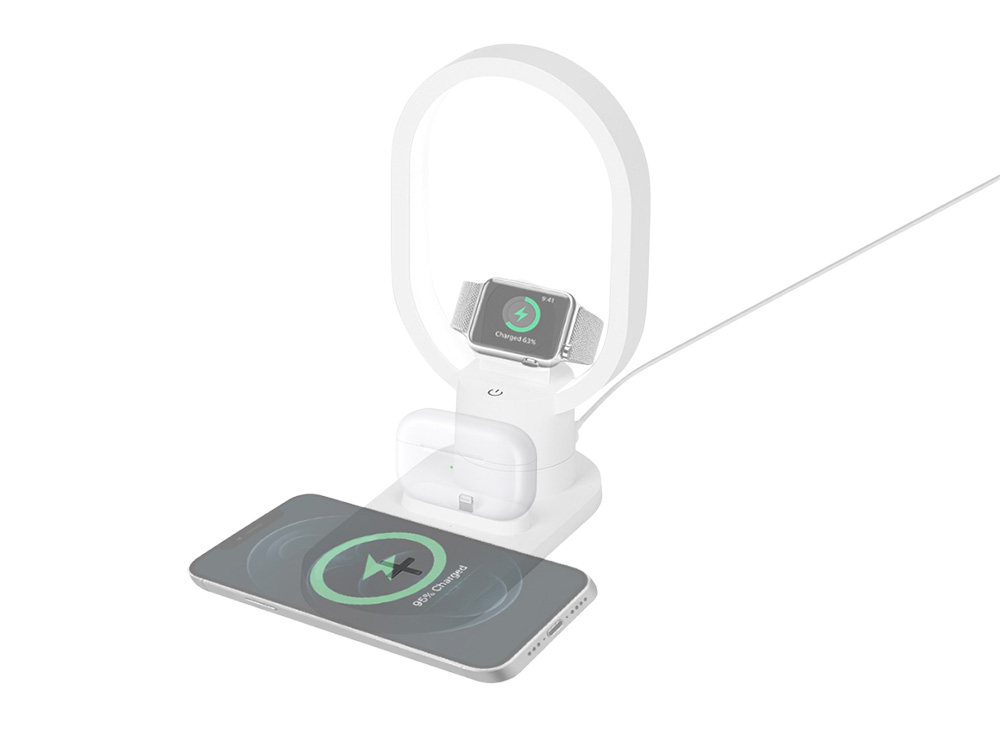 Беспроводная зарядная станция 4-в-1 