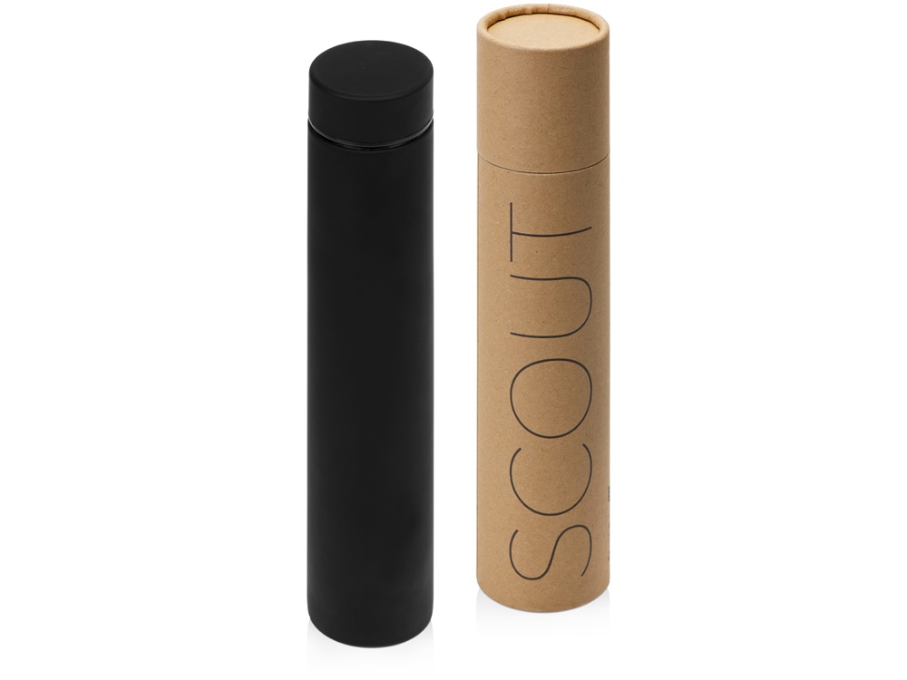 Вакуумный термос «Scout», soft-touch, 235 мл, тубус