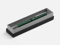 Ручка шариковая Blade Soft Touch в футляре, зеленая