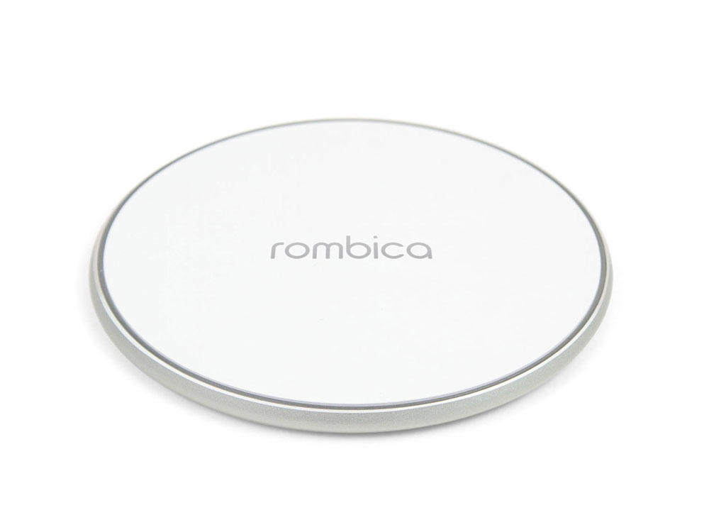 Беспроводное зарядное устройство Rombica  «NEO Core Quick» c быстрой зарядкой, белый (с лого) (Р)