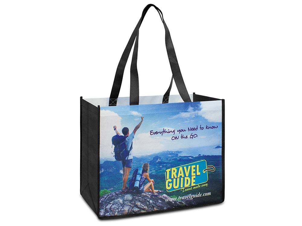 Сумка из нетканого материала PET с возможностью полноцветной печати Сумка из нетканого материала PET с возможностью полноцветной печати