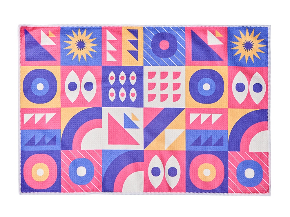 Спортивное полотенце с крючком для сублимации Спортивное полотенце с крючком для сублимации