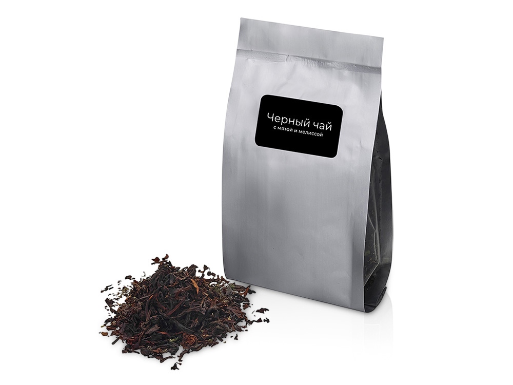 Чай черный с мятой и мелиссой, 50 г, серия Herbalis Чай черный с мятой и мелиссой, 50 г, серия Herbalis