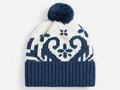 Шапка Wintertude, синяя с белым