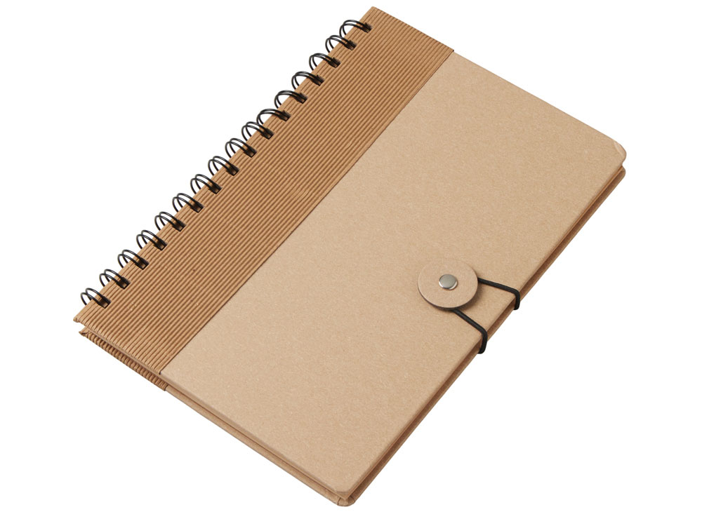 Крафтовый блокнот А5 в твердой обложке 
