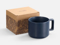Чашка Jumbo в коробке матовая, темно-синяя