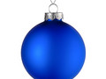 Оформительский шар Finery, 10 см, матовый синий