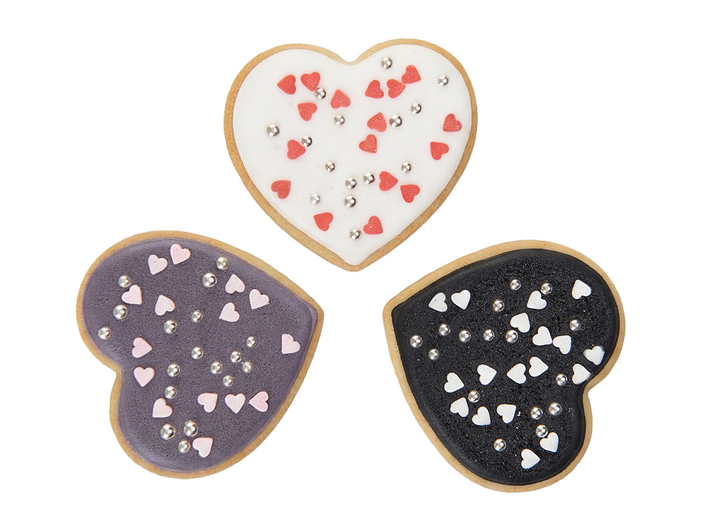 Набор пряников в форме сердец, 55 гр. 