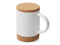 Кружка 450 мл с пробковым дном с крышкой 