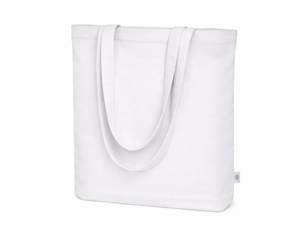 Сумка «Твил» из хлопка, 210 г/м2, белый
