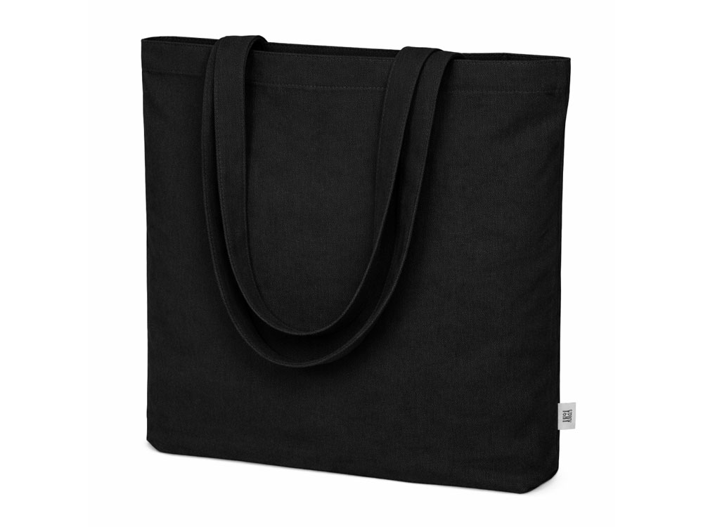 Сумка «Твил» из хлопка, 210 г/м2, черный