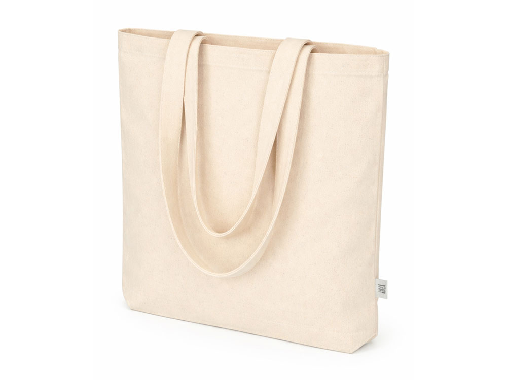 Сумка «Твил» из хлопка, 210 г/м2, натуральный