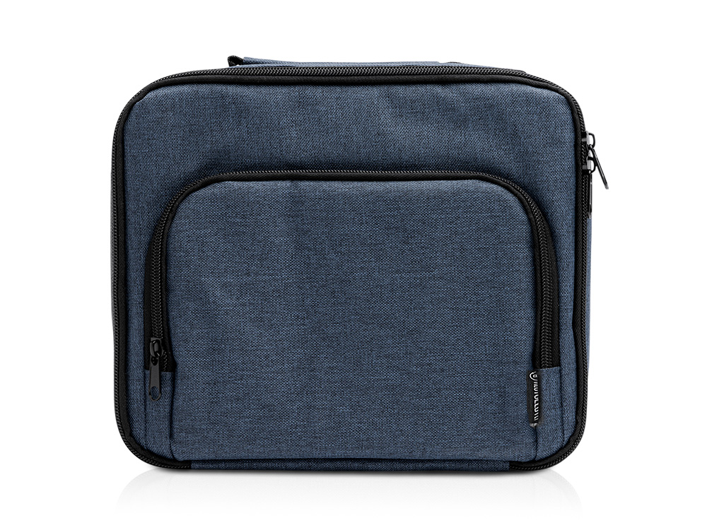 Сумка-холодильник из переработанного полиэстера Сотэк (SOTEK), меланжевый синий